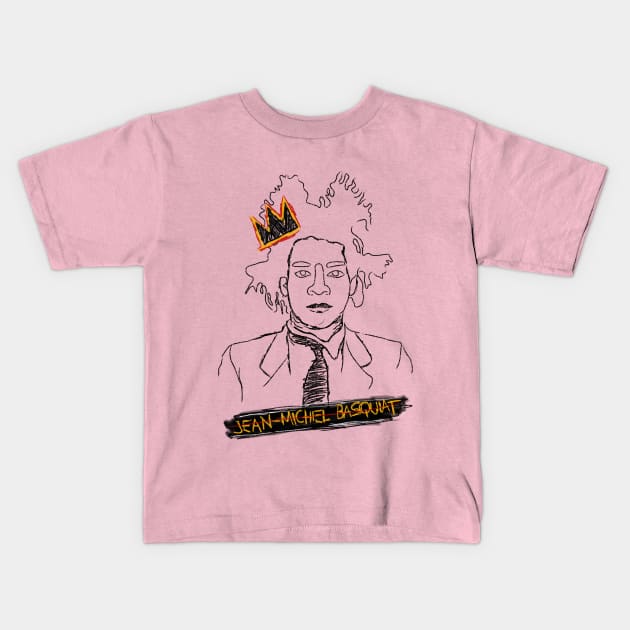 Basquiat. Kids T-Shirt by Hoii flipflop.co